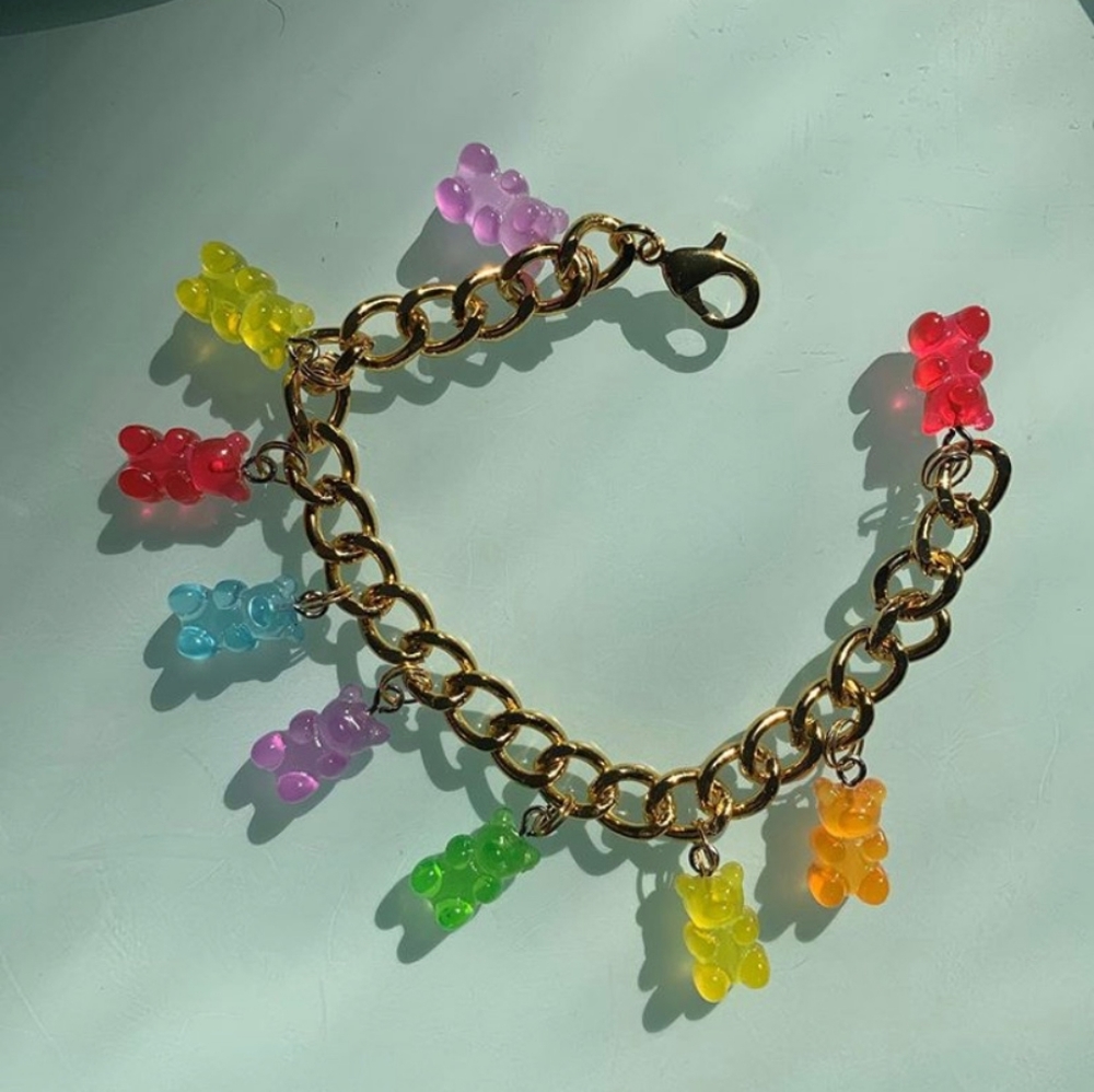 Cuban Link/Rainbow Gummy Bears